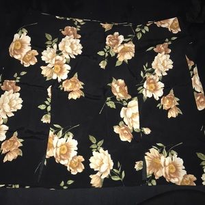 Forever 21 flowered skirt